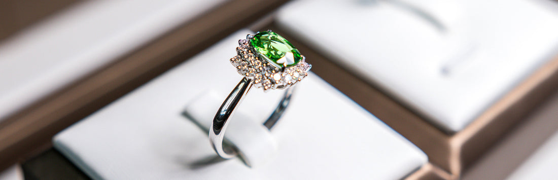 Magnificent May Gemstones - Emerald and Diamond Jewelry