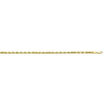 22" 14k Yellow Gold Diamond Cut Rope 4.1mm Chain
