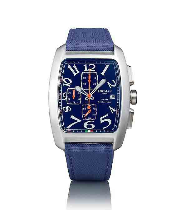 Chronograph Man Aluminium Sport Anniversary Blue Locman
