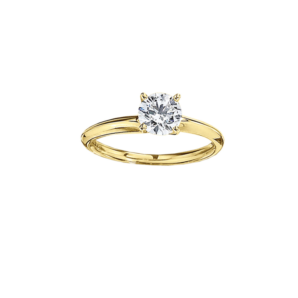 Diamond Classic Round Solitaire Engagement Ring
