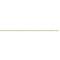 16" 10k Yellow Gold Diamond Cut Rope 1.9mm Chain