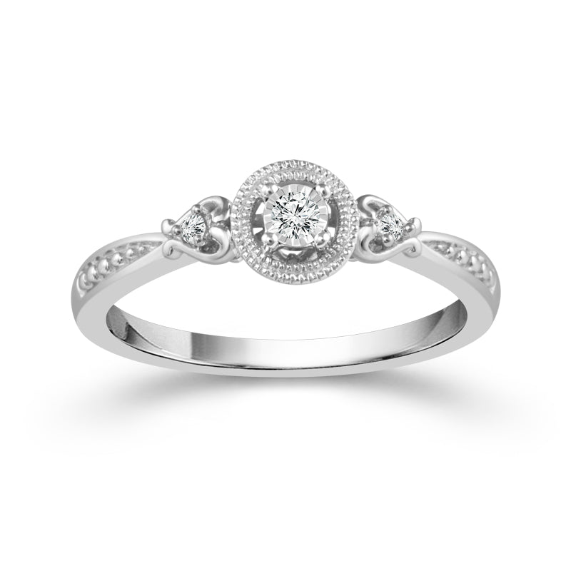 Diamond Fashion Ring 0.06 CTW Silver