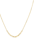 14k Yellow Gold 3.2mm 18" Paperclip Necklace