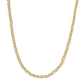 10k Yellow Gold Braided Alternate Ball and Bar Anklet