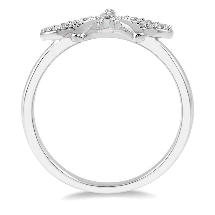 Bow Diamond Fashion Ring