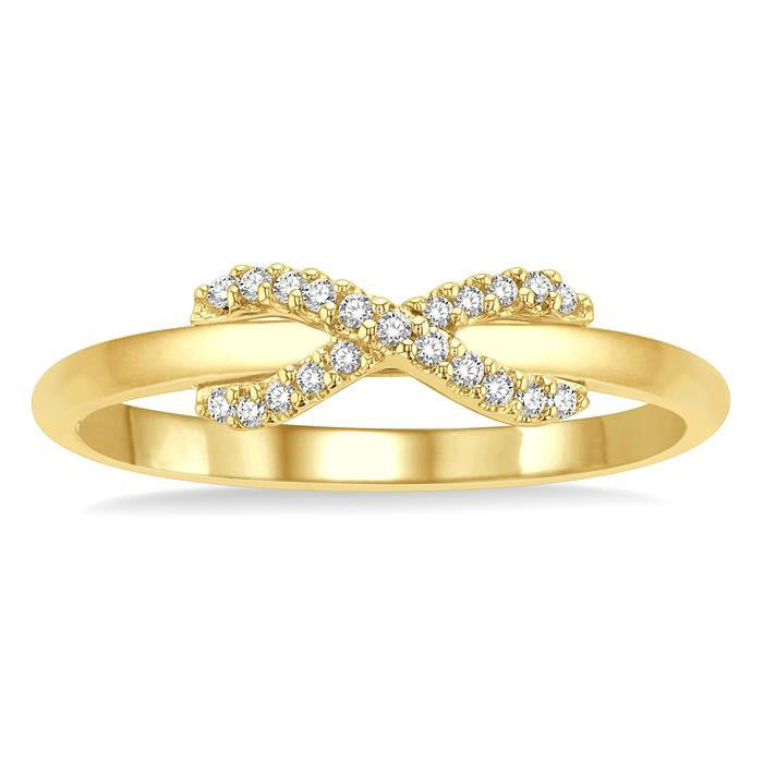 Serenity Diamond Ring in Yellow Gold