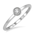 Light Weight Diamond Promise Ring