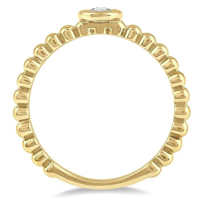 Light Weight Diamond Promise Ring