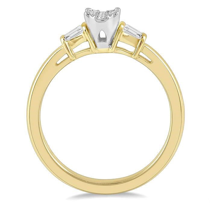 Oval Shape Shine Bright Bridal Diamond Engagement Ring