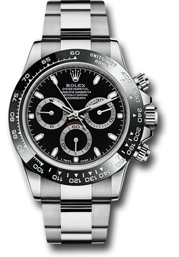 *Pre-Owned* Rolex Steel Cosmograph Daytona 40 Watch - Black Index Dial