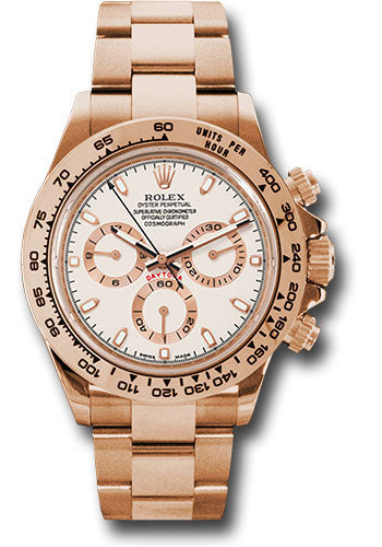 *Pre-Owned* Rolex Everose Gold Cosmograph Daytona 40 Watch - Ivory Index Dial