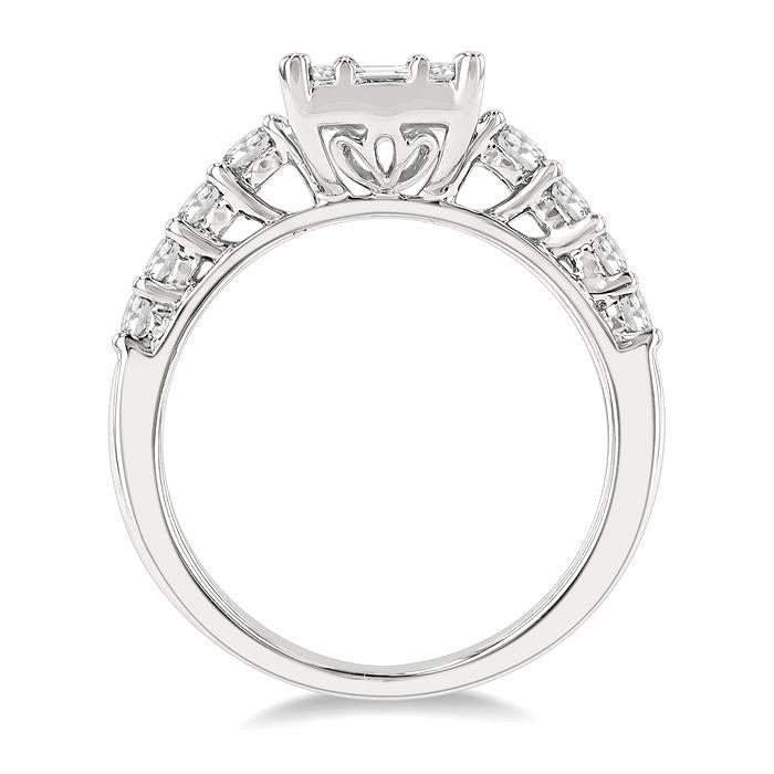Fusion Diamond Engagement Ring