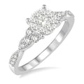 Round Shape Shine Bright Diamond Engagement Ring