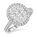 Oval Shape Shine Bright Essential Diamond Ring