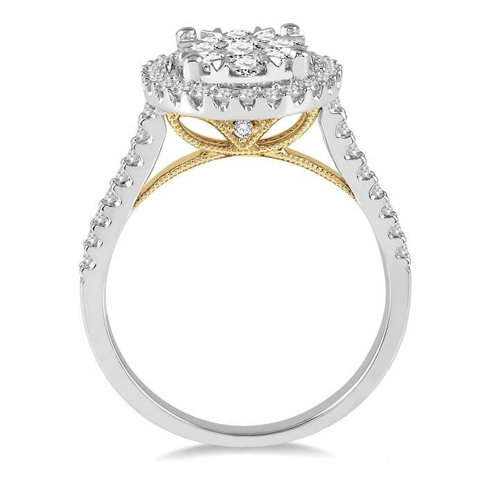 Oval Shape Shine Bright Essential Diamond Ring