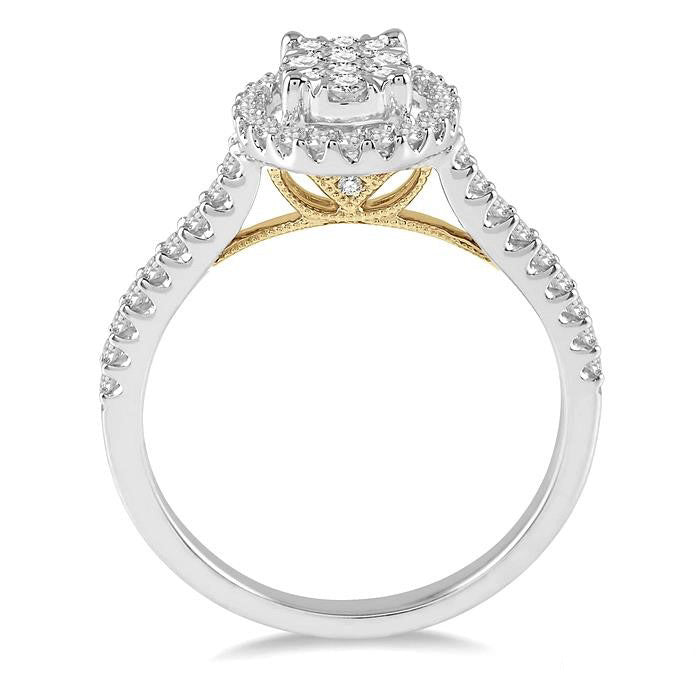 Oval Shape Shine Bright Essential Diamond Ring