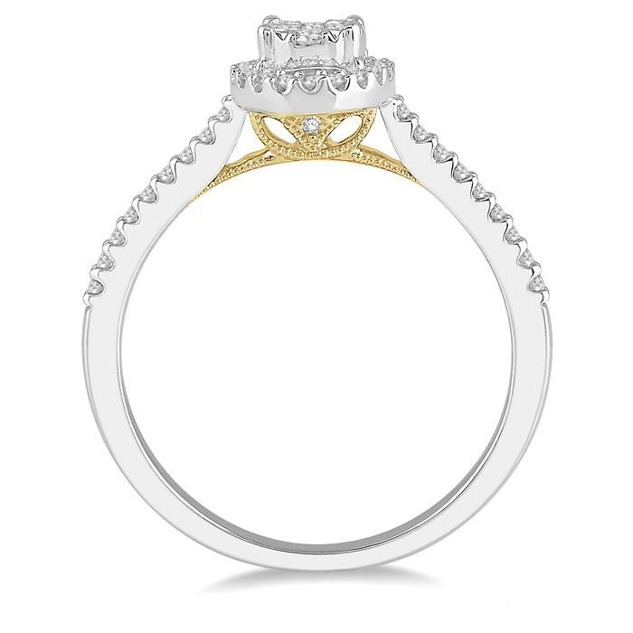 Oval Shape Shine Bright Essential Diamond Ring