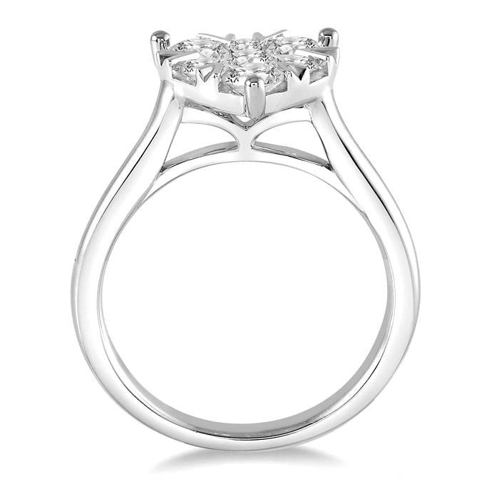 Heart Shape Shine Bright Essential Diamond Ring