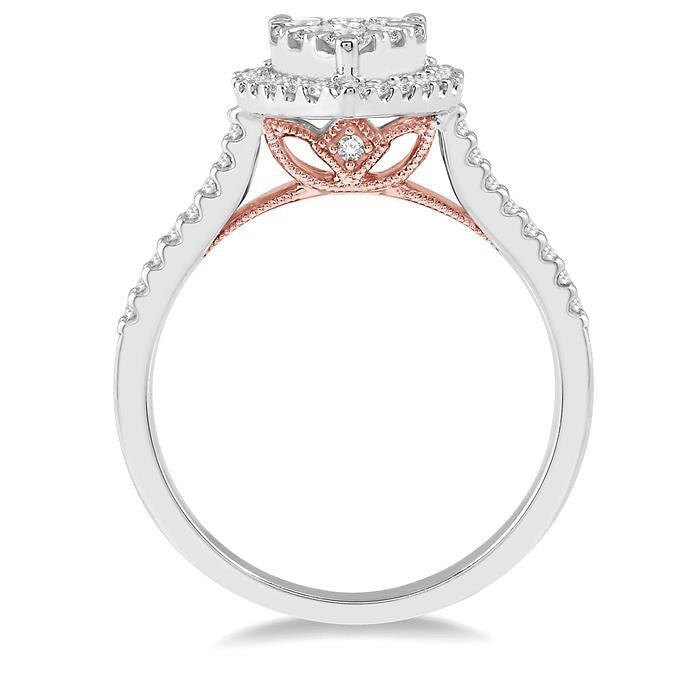 Pear Shape Shine Bright Diamond Engagement Ring