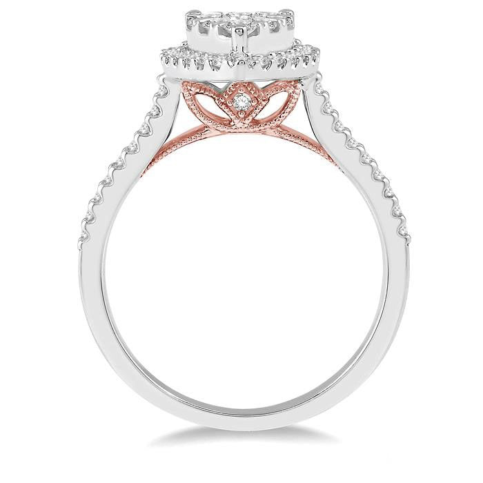Pear Shape Shine Bright Essential Diamond Engagement Ring