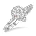 Pear Shape Shine Bright Essential Diamond Engagement Ring