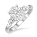 Oval Shape Shine Bright Diamond Engagement Ring