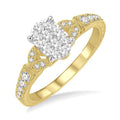 Oval Shape Shine Bright Bridal Diamond Engagement Ring