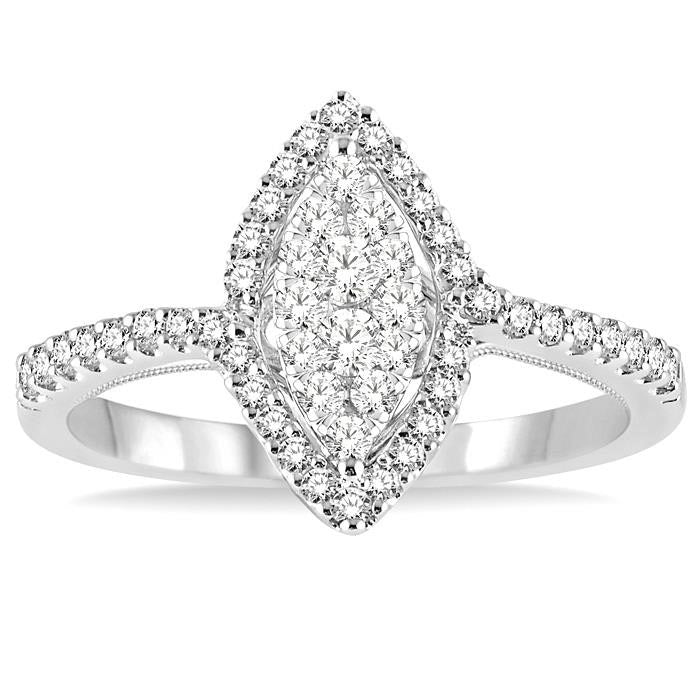 Marquise Shape Shine Bright Diamond Ring
