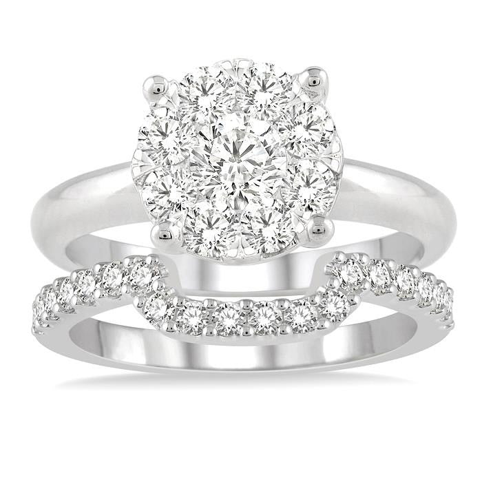 Shine Bright IonZenSol 14K White Gold Diamond Ring