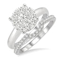 Shine Bright 14K White Gold Diamond Ring Wedding Set