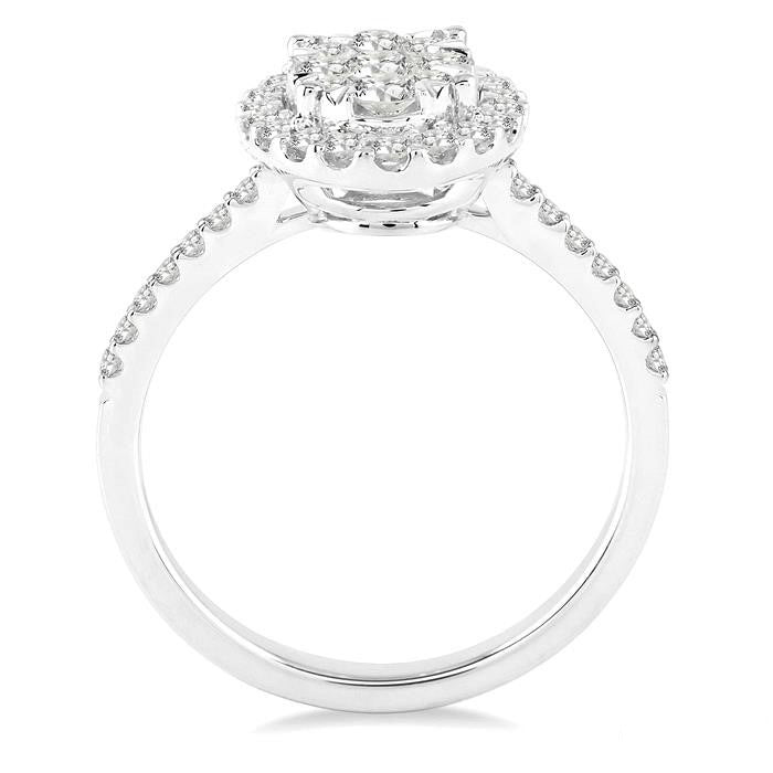 Oval Shape Shine Bright Bridal Diamond Engagement Ring