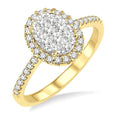 Oval Shape Shine Bright Bridal Diamond Engagement Ring
