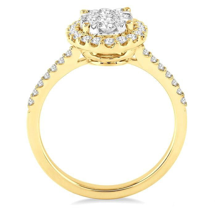 Oval Shape Shine Bright Bridal Diamond Engagement Ring