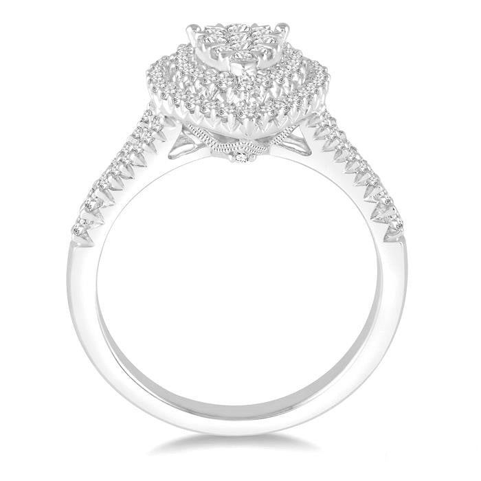 Pear Shape Shine Bright Bridal Diamond Engagement Ring