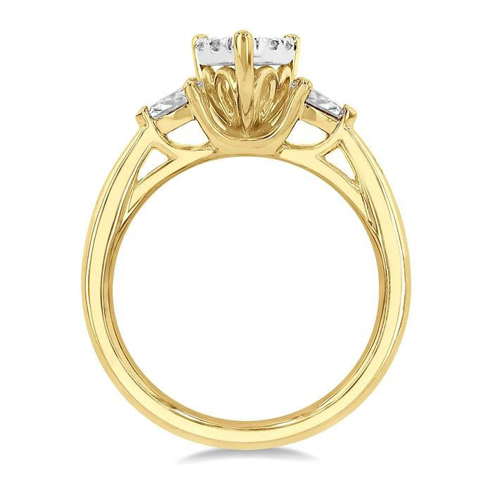 Pear Shape Shine Bright Bridal Diamond Engagement Ring