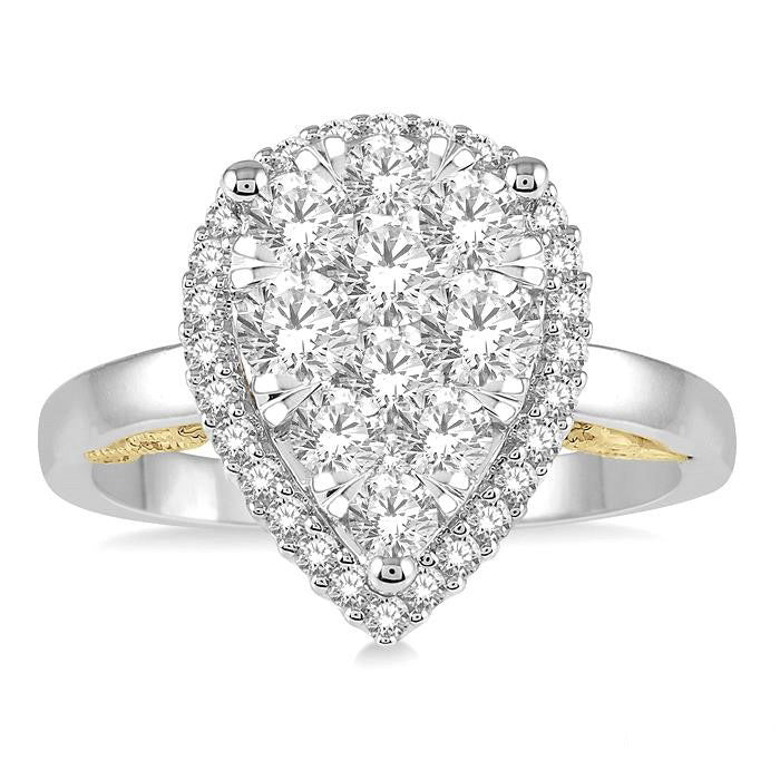 Pear Shape Shine Bright Diamond Ring