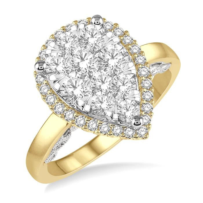 Pear Shape Shine Bright Diamond Ring