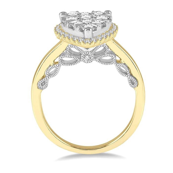 Pear Shape Shine Bright Diamond Ring