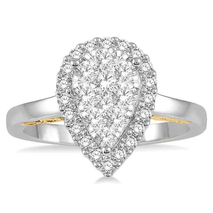 Pear Shape Shine Bright Diamond Ring