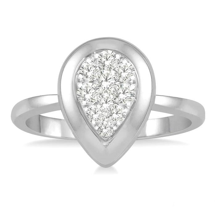 Pear Shape Shine Bright Diamond Ring