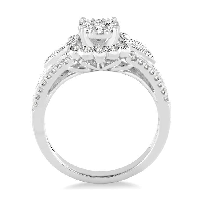 Round Shape Shine Bright Diamond Engagement Ring