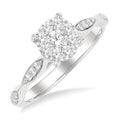 Round Shape Shine Bright Diamond Engagement Ring