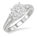 Round Shape Shine Bright Diamond Engagement Ring