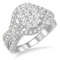 Oval Shape Shine Bright Diamond Engagement Ring