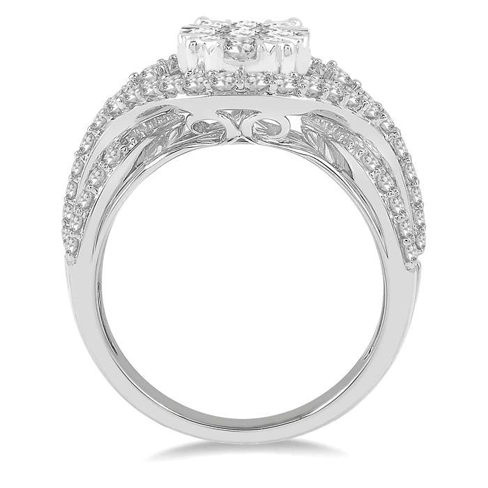 Oval Shape Shine Bright Diamond Engagement Ring