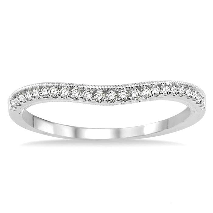 Marbella Embrace Poise Diamond Wedding Band