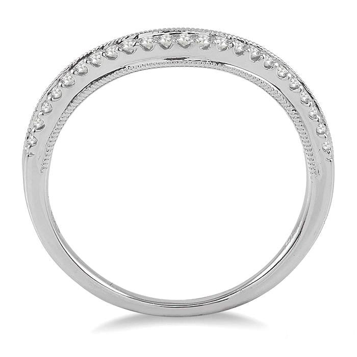 Marbella Embrace Poise Diamond Wedding Band