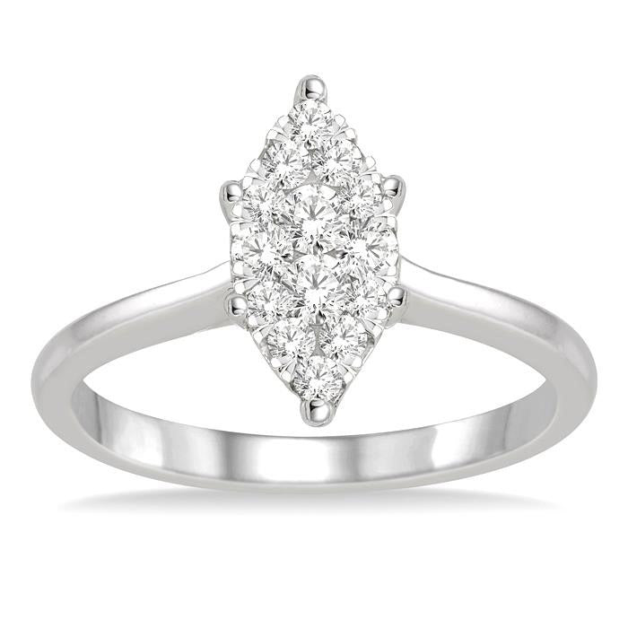 Marquise Shape Shine Bright Essential Diamond Ring