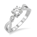 Light Weight Diamond Engagement Ring