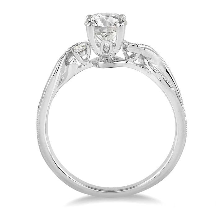 Light Weight Diamond Engagement Ring